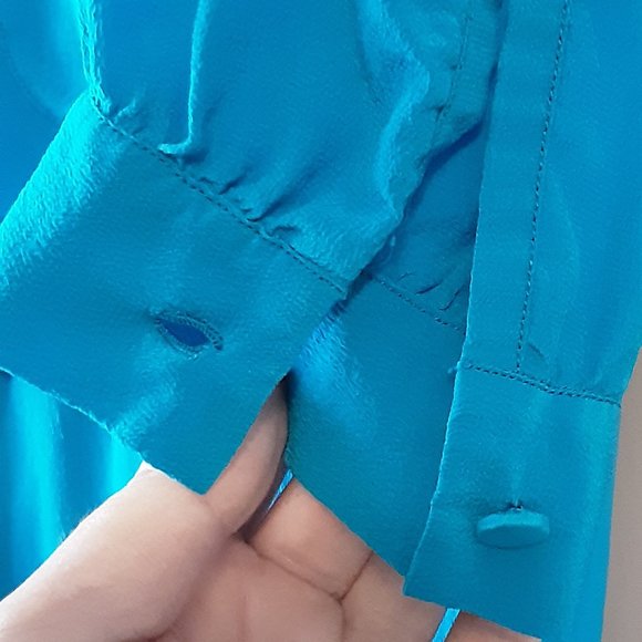 Hand Crafted Blue Pantsuit - Picture 7 of 16